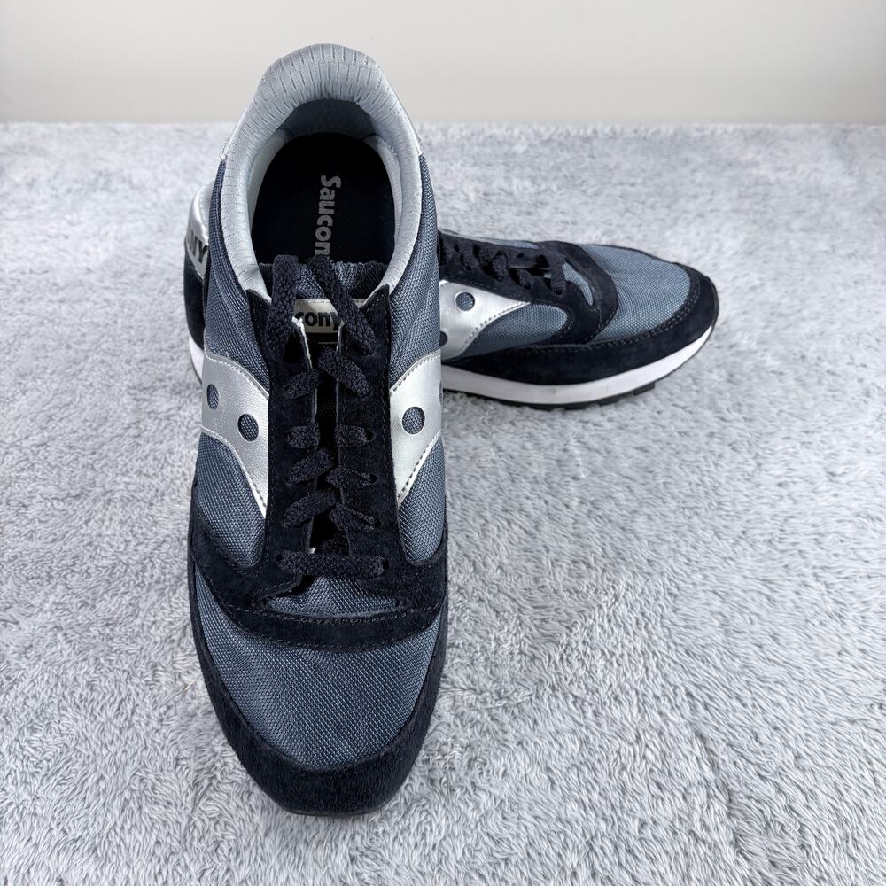 Saucony Jazz Unisex Sneakers Blue and Silver Size 9 M / 10.5 W. EUC